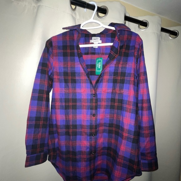 NWT Women’s L.L. Bean Relaxed Scotch Plaid Flannel Shirt - Picture 6 of 9